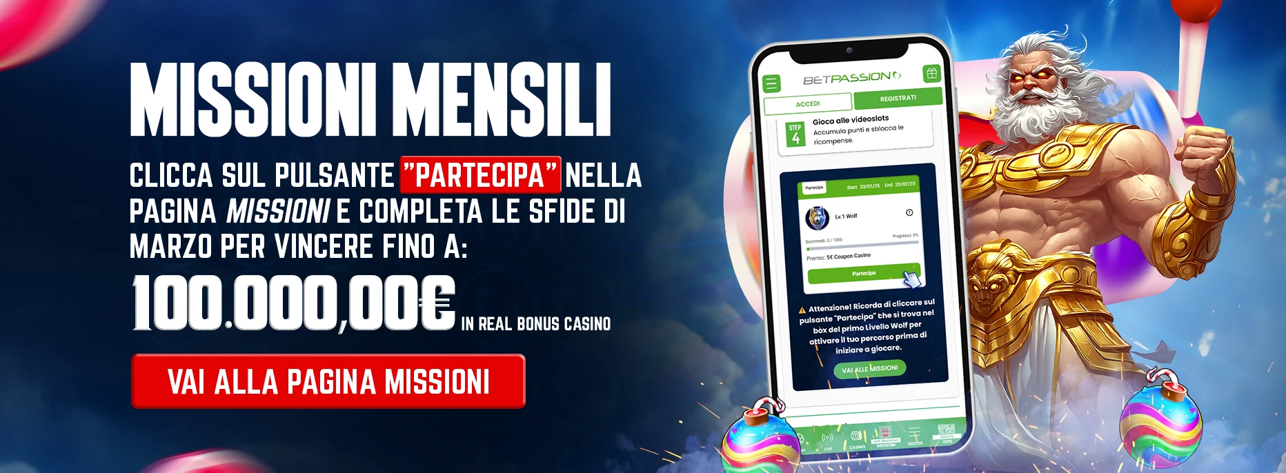 Betpassion promozioni